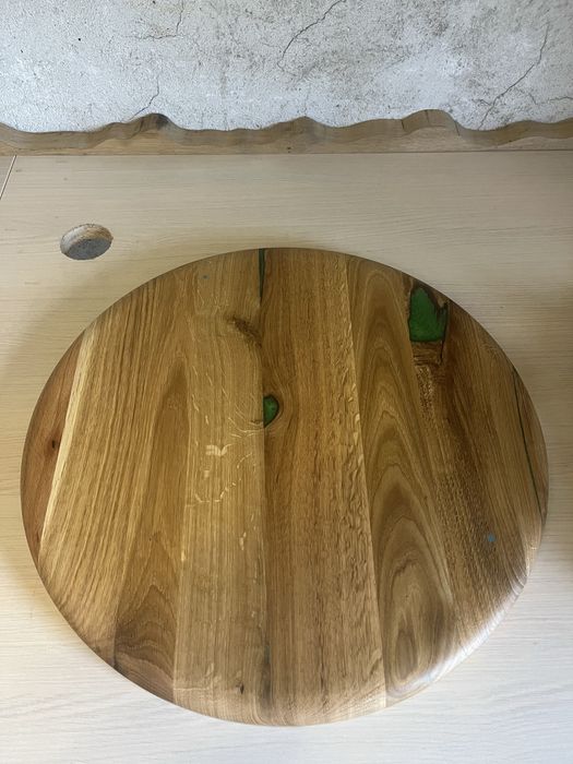 Дъбов плот с епоксидна смола