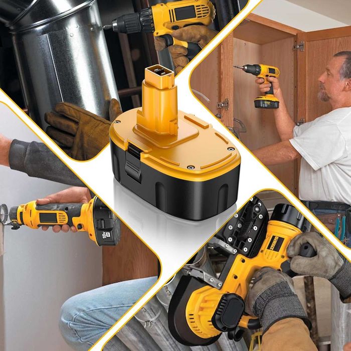 2 броя Ni-MH батерии 4000mAh, Dewalt 18V DC9096 DE9098 DE9503 DW9096