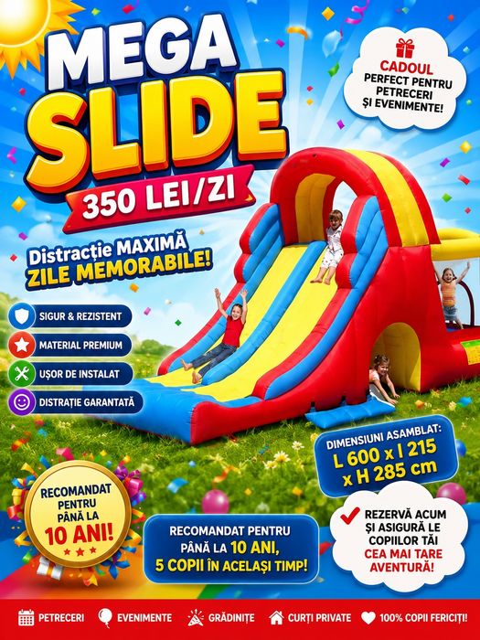 Tobogane gonflabile de închiriat Cluj