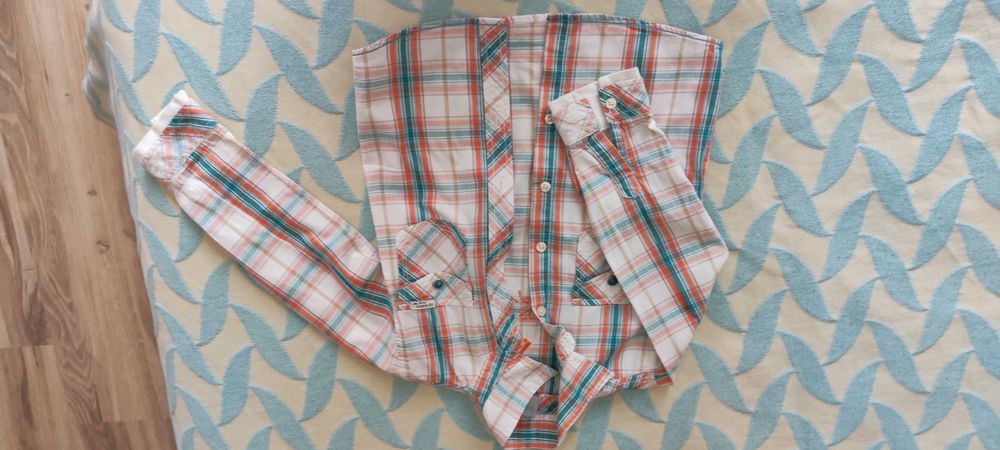 Zara, set 2 camasi + o pereche pantaloni, marimea 18-24 luni, ,baiat