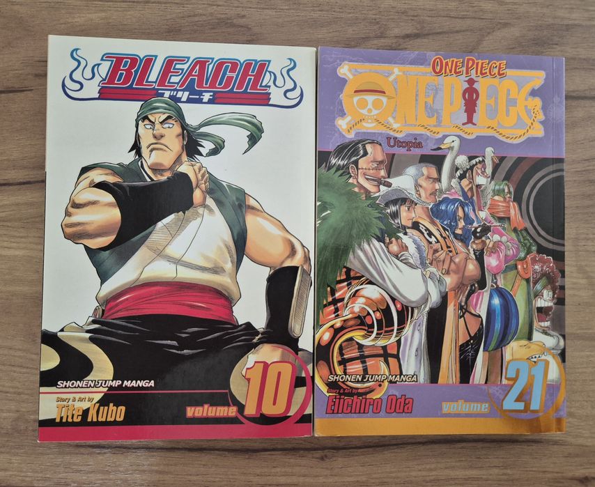 One Piece & Bleach manga