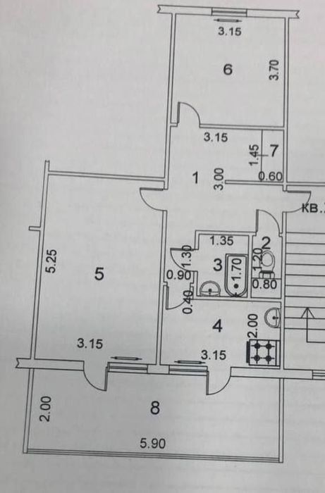 Юнусабад 15 метро Туркестан 2/2/4 балкон 2х6м 62м²