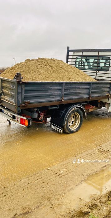 Nisip sort pământ de grădina gunoi