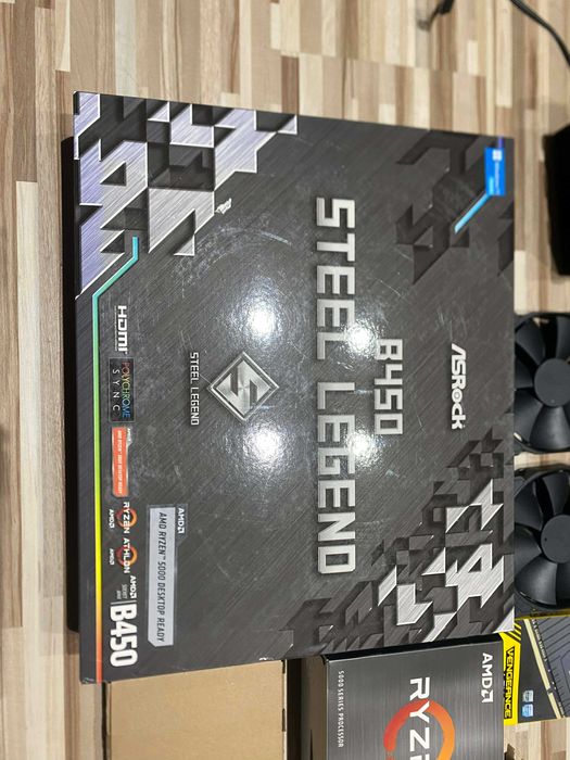 ТОП ОФЕРТА - B450 Steel Legend / AMD Ryzen 5 5600 / 32GB RAM / GTX 1070 Ti 8Gb