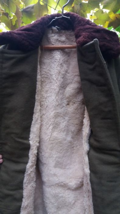 Șubă postav blana naturala