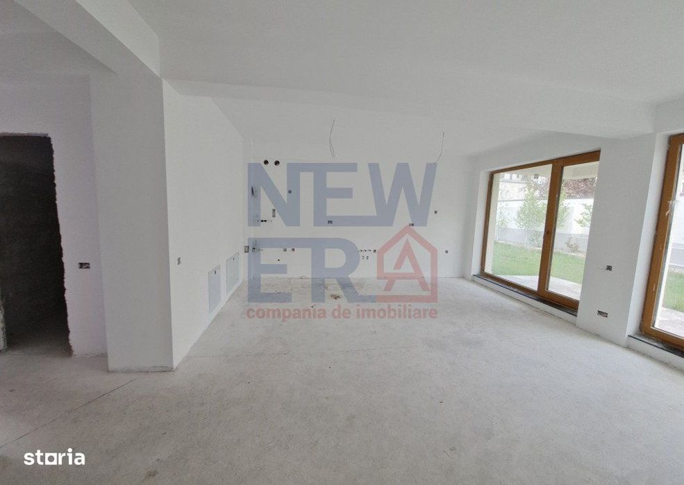 Apartament 3 camere cu terasa si gradina 80 mp, bloc boutique in zona