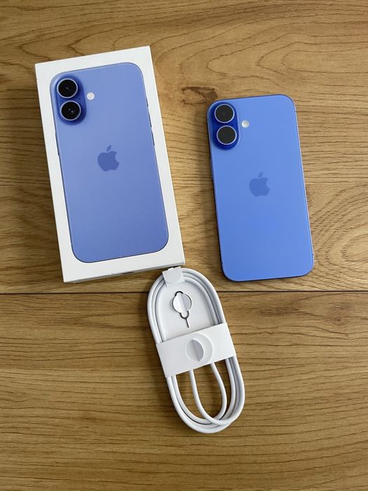 Бартер нов iPhone 16 256гб 81  цикъла Йетел гаранция ултрамарин