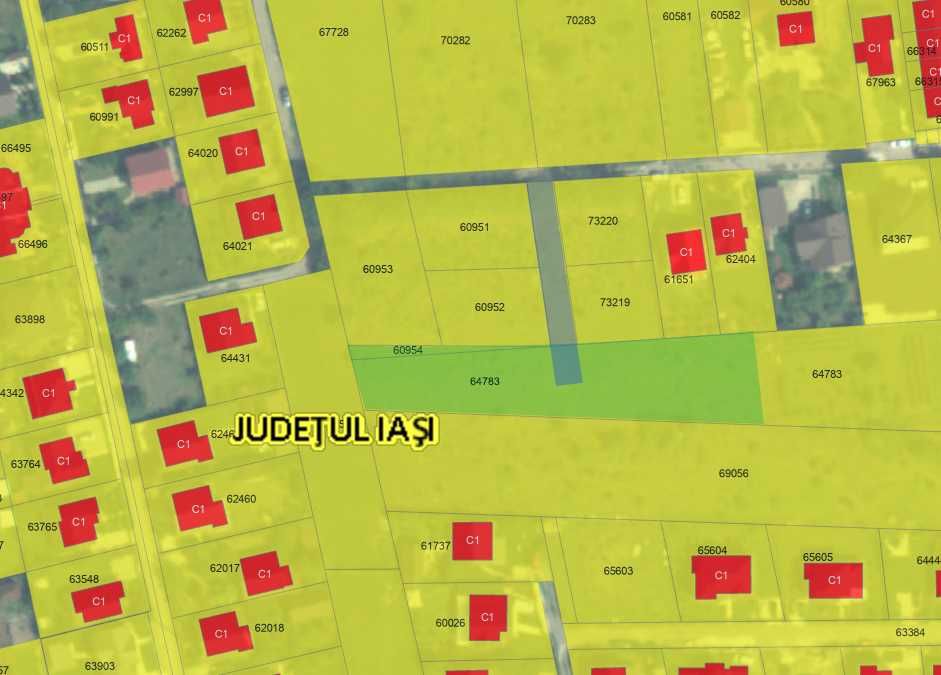 Teren intravilan /2.000 mp/ Valea Lupului