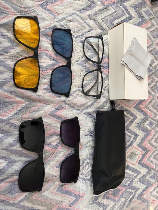 Диоптрични очила с 4 клипса + калъф