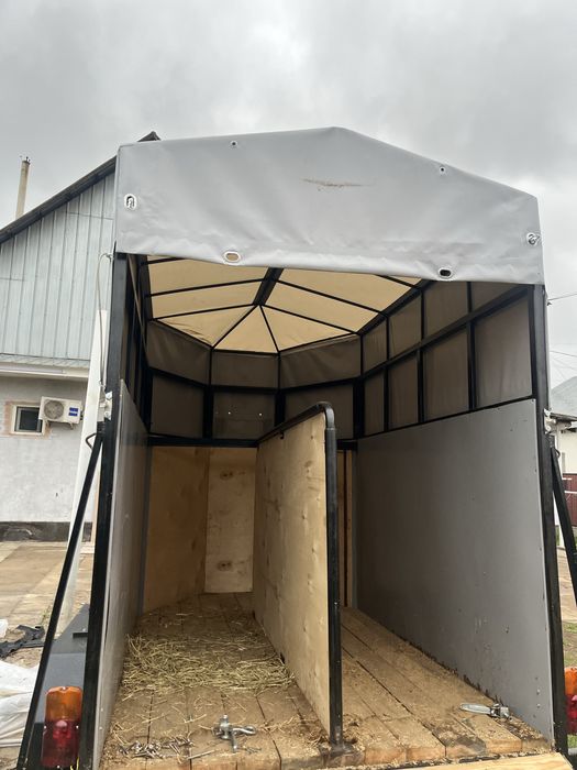 Коневозка, прицеп, скотовоз.