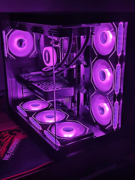 NOU-UNITATE PC Sistem GAMING,AMDRyzen7 5700x,32 gbDDR4,RTX5060,m.2 1TB