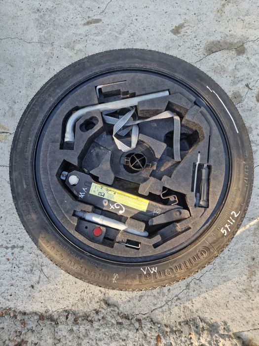 Roata rezerva slim Vw 5x112 Continental pe 18