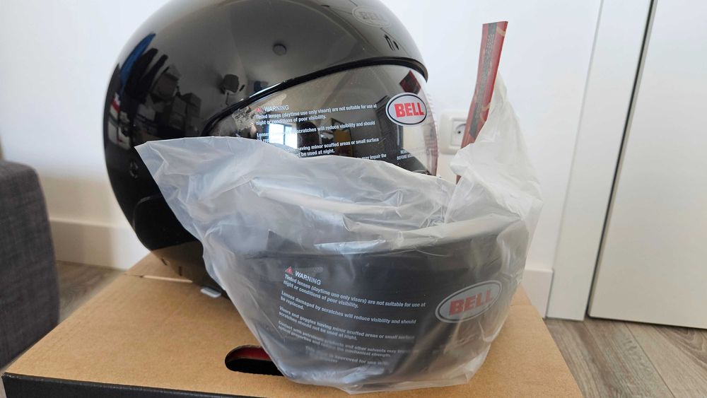 Casca moto neagra Bell Broozer XL (61-62cm) noua