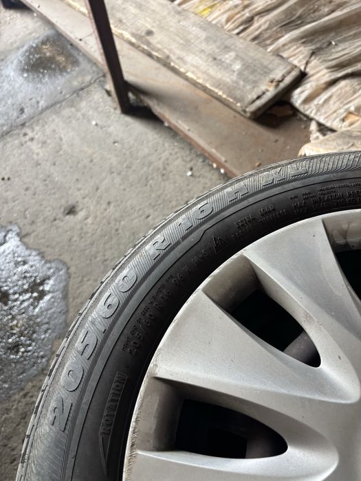 Jante de tablă 5x120 R16 cu anvelope de iarnă