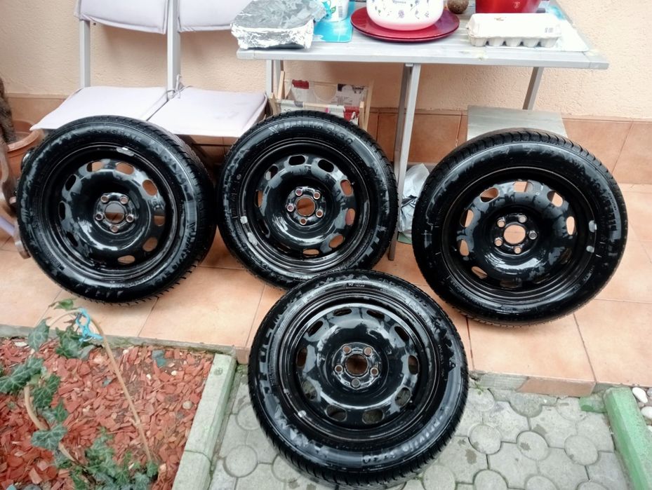 Set jante cu cauciucuri Ca si Noi 2025 pe 15 pentru VW.Skoda.Seat