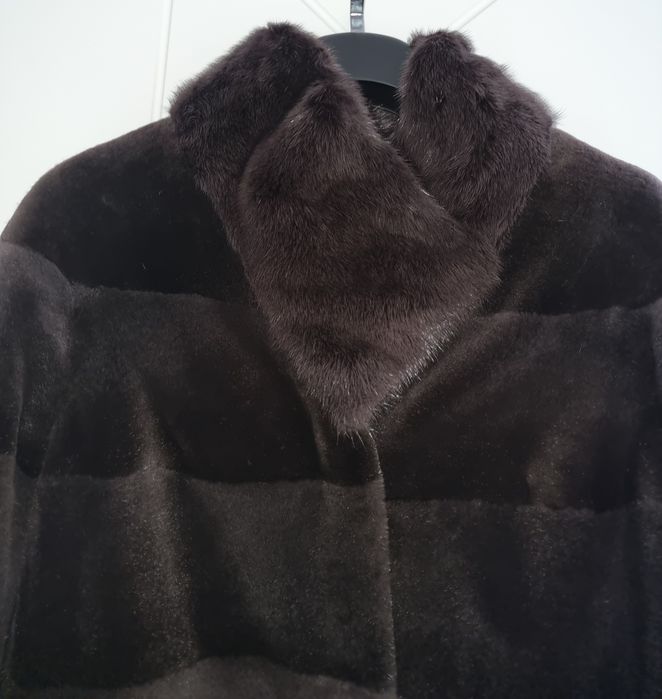 Продам шубу в цвете капучино