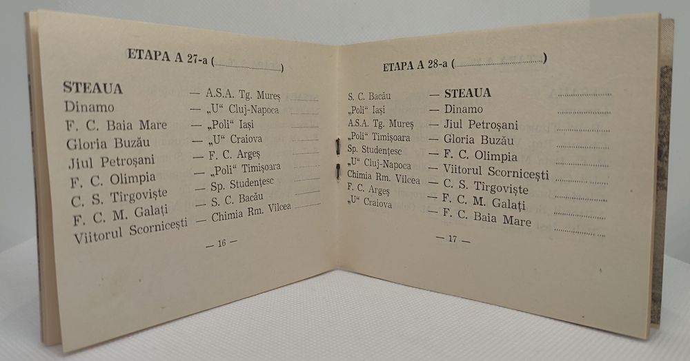 Program Steaua București 1979-1980