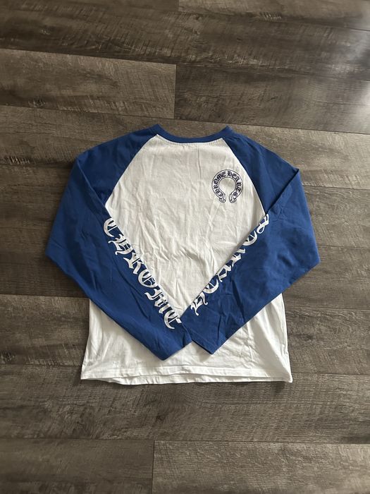 bluza chrome hearts albastra