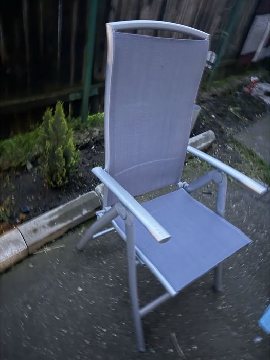 Scaune de gradina din aluminiu( 2 bucati!)