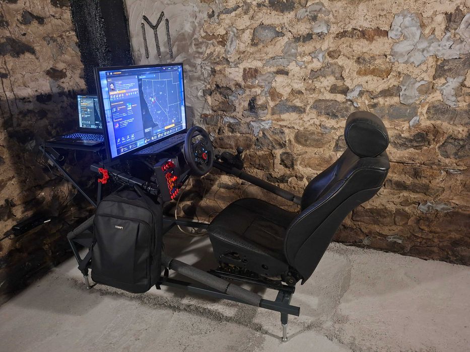 Cockpit +G29+PNX Button box+Samsung 32 LED