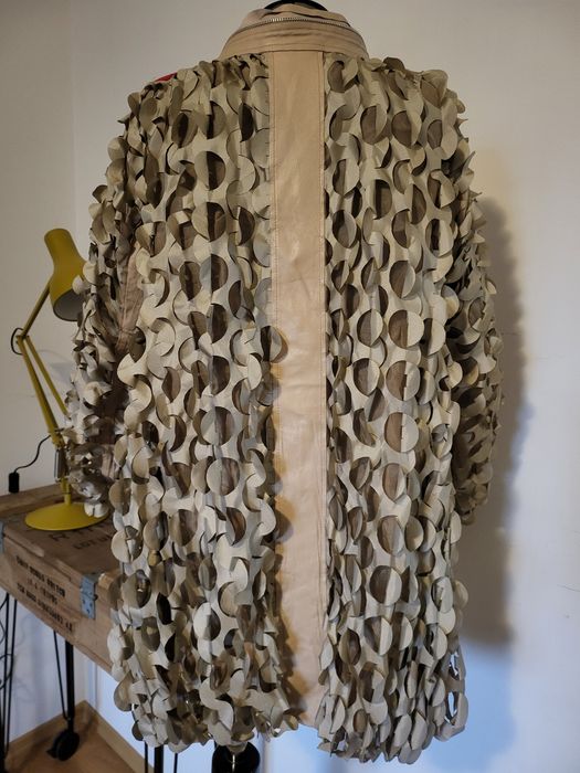 Geaca haina Haute Couture Made in Italy / podium din piele