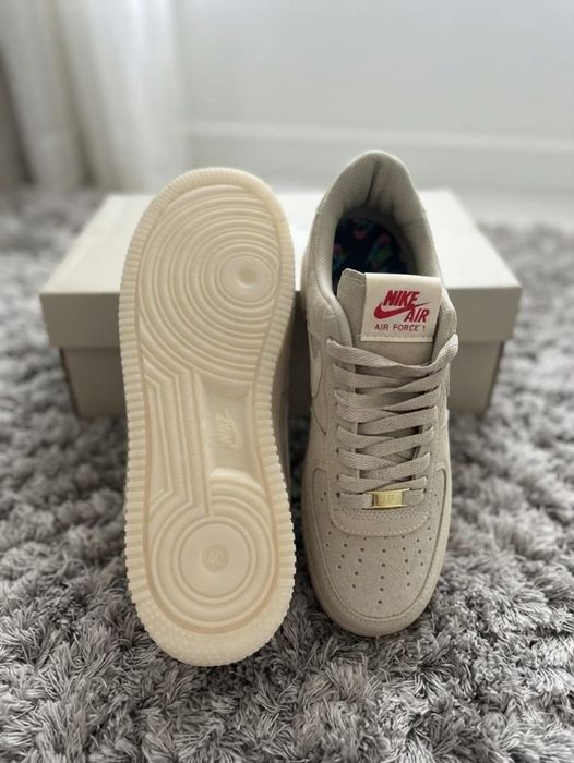 Adidasi Nike Air Force 1 Bej - Adidasi Barbati