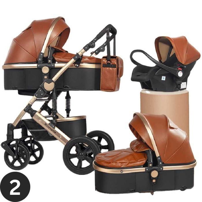 Луксозна Детска/Бебешка Количка 3 в 1  - За Вашия Най-Скъп Дар!