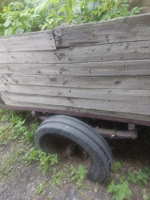 Продам самодельный мини-трактор с двумя телегами (комплект)