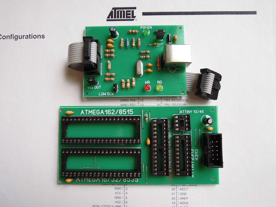 Программатор микроконтроллеров AVR ATmega, ATtiny
