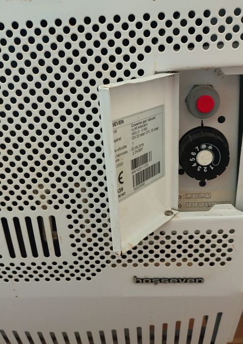 Convector pe gaz