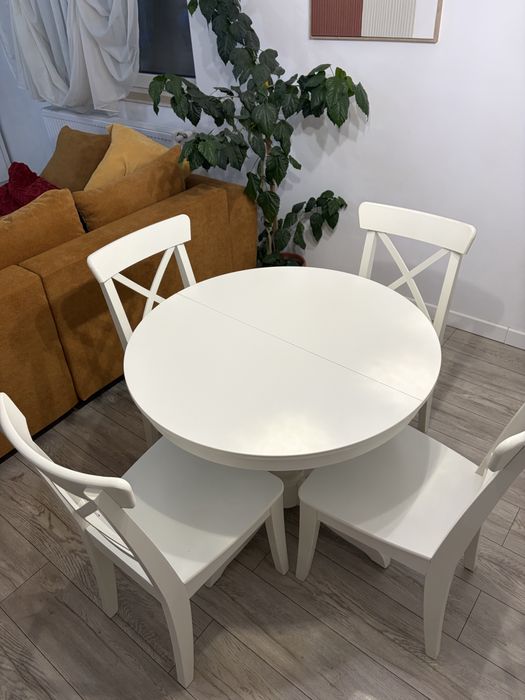 Masa ikea + 6 scaune