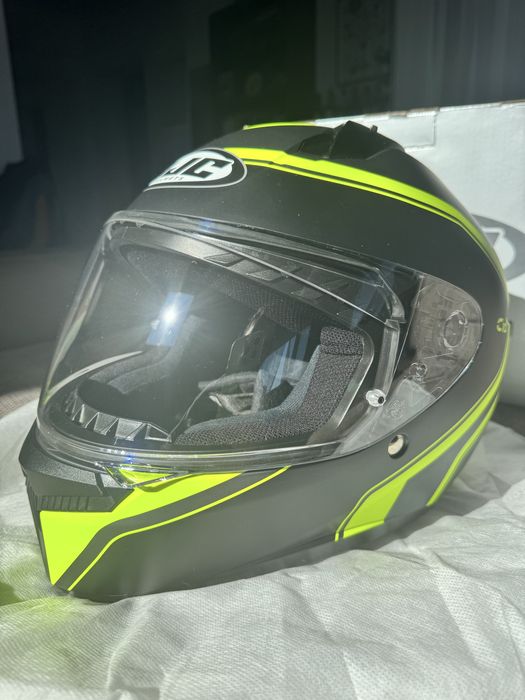 Casca moto HCJ Ellie C10 / hi-viz / marime S