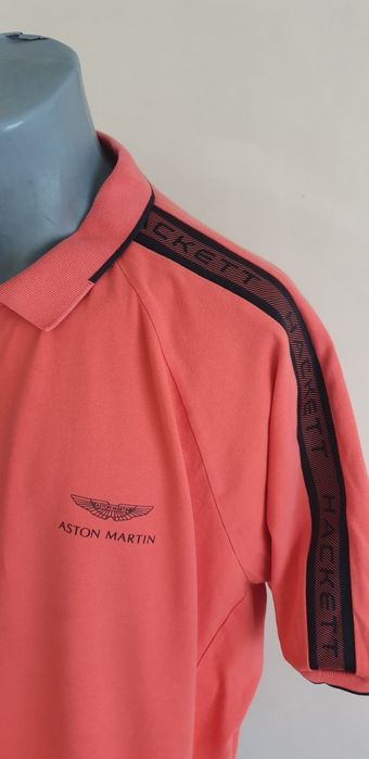 Hackett Aston Martin 3/4 Zip Pique Stretch Cotton  2XL - 3XL ОРИГИНАЛ!