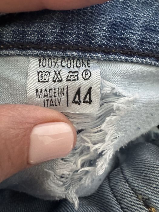 Екстравагантна дълга дънкова пола Л размер