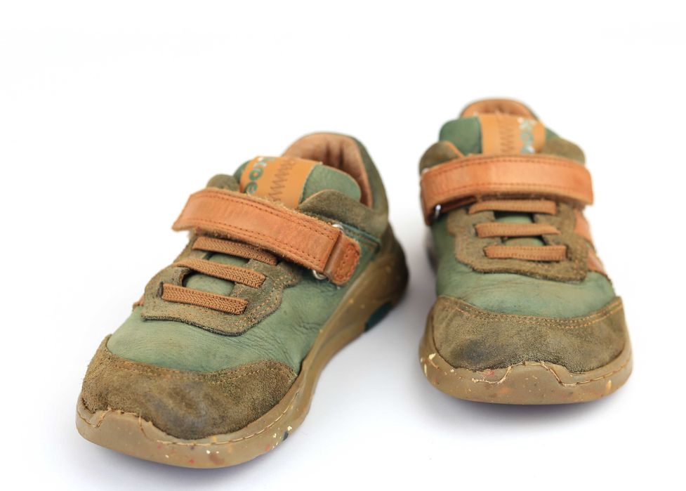 Детски кожени боси обучки, изключително удобни  на марката Koel.