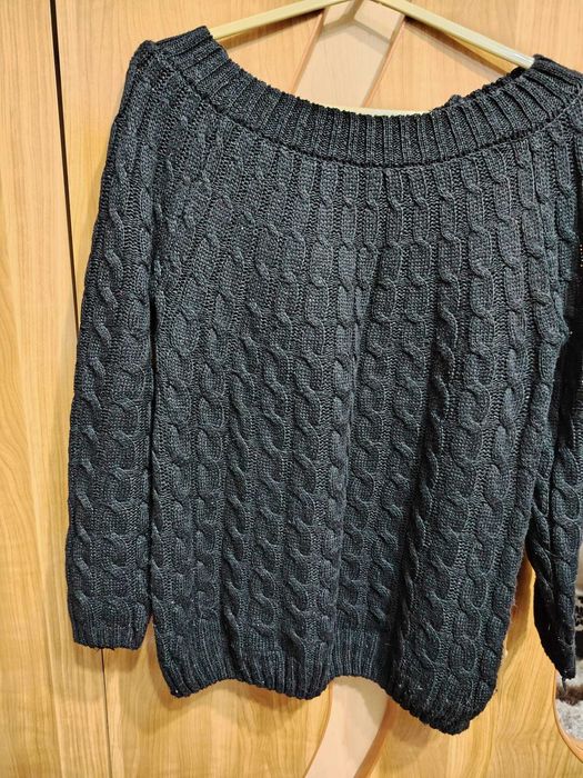 Pulover negru de iarna (dama)