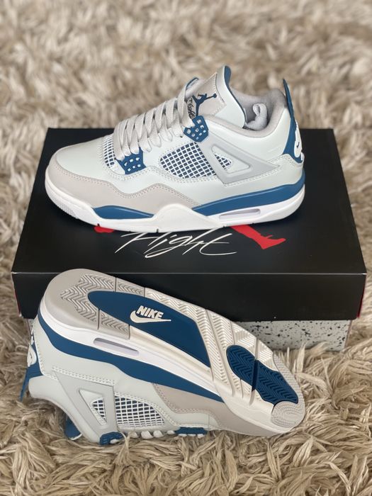 Air Jordan 4 Retro Military Blue Verificare Colet Full Box Size 36-45