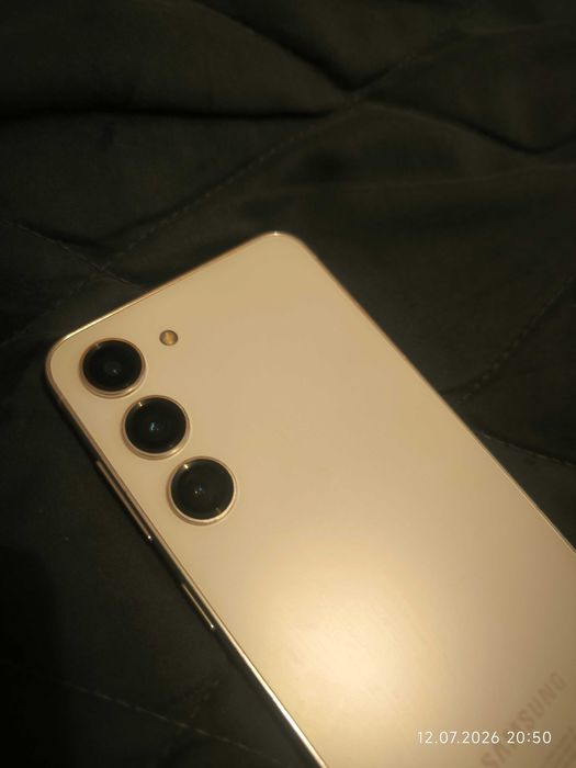 Samsung Galaxy S23 white edition 256 GB alb sidef