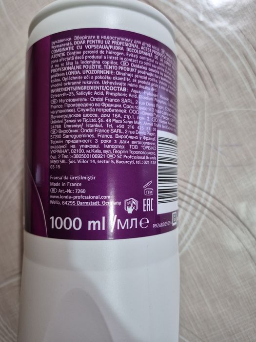 Oxidant profesional Londa