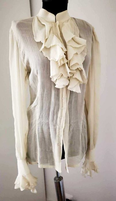Bluza din voal din matase naturala
