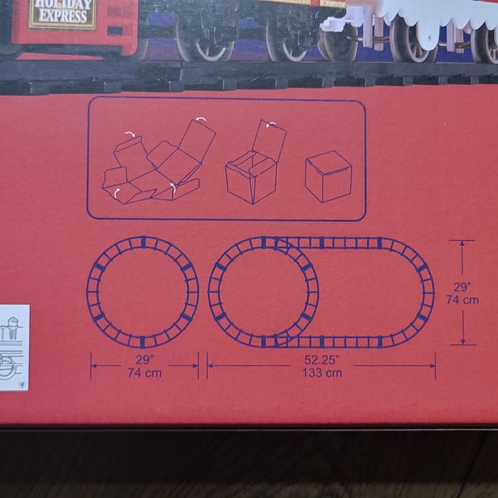 Trenuleț electric pom de Crăciun