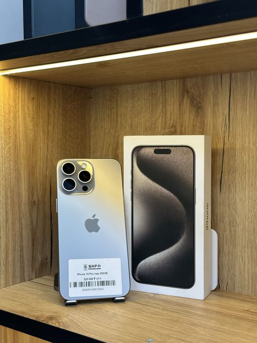 айфон 15 про макс серый 256гб