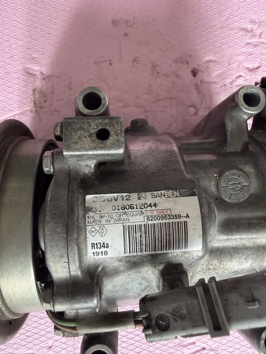Compresor clima Sanden, cod 8200953359, Renault Modus, 1.5 DCI, K9K766