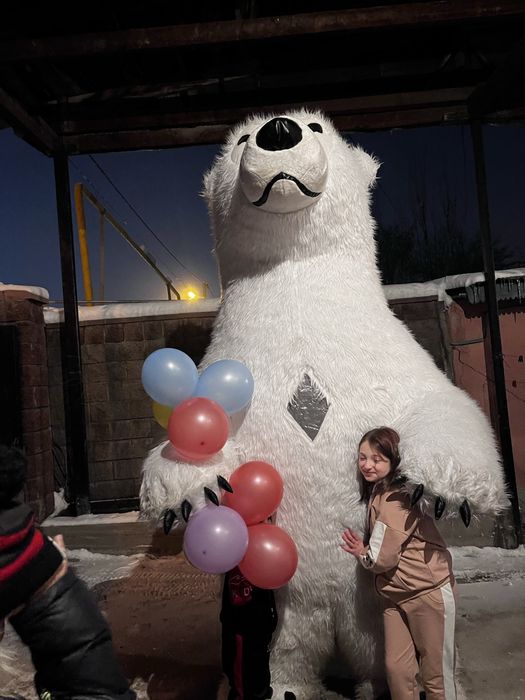 Белый мишка Умка аниматоры