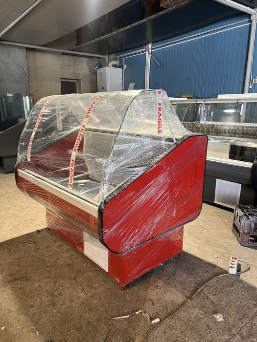 Vitrina frigorifica orizontala 100cm geam rotund