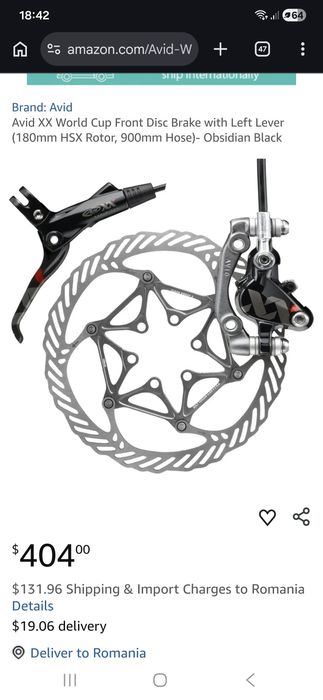 Set frane Avid Elixir/Sram XX World Cup