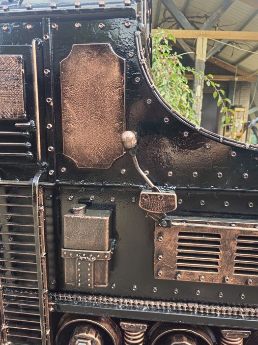 Мангал-паровоз ручной работы