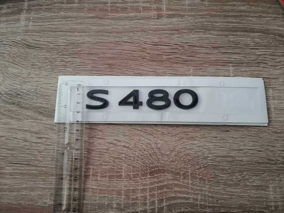 черен надпис нов стил Mercedes Benz S 480 W223