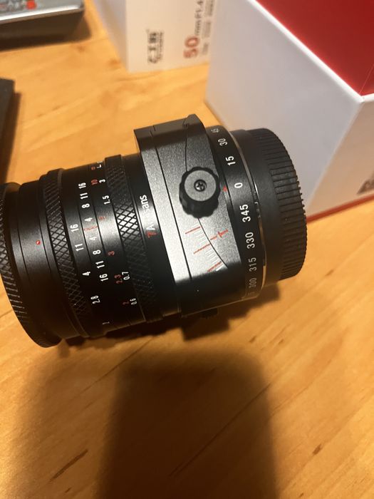 7Artisans 50mm f/1.8 Tilt-Shift X - mount Fujifilm