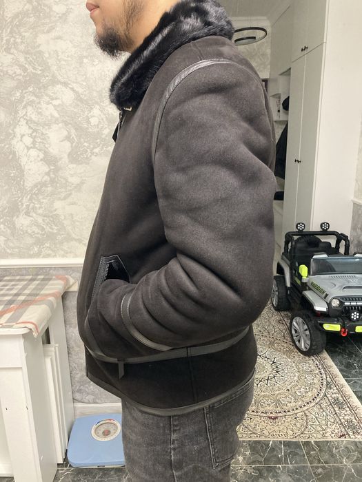 Мужская дубленка б/у